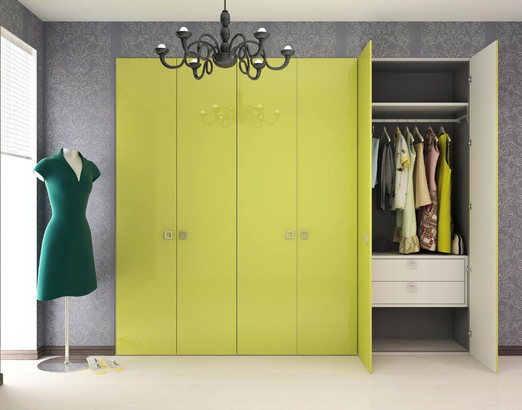 Шкаф для одежды с распашными дверями варианты